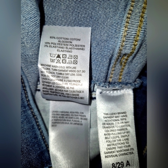 Lucky Brand Blue Skinny Jeans Classic Style - Picture 10 of 10